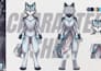 draw custom character sheet or reference sheet for your character, furry,fursona